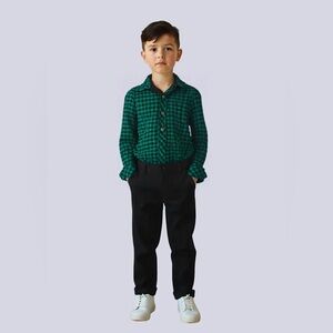 OshKosh B'gosh Green Plaid Button-Down Shirt